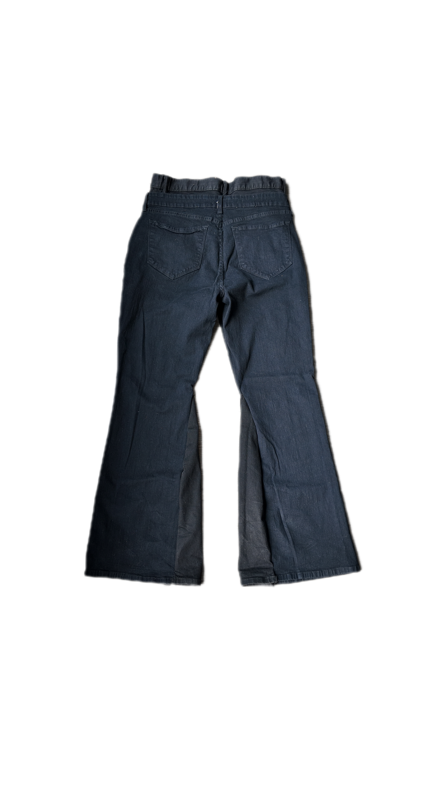 Double waisted flared jeans