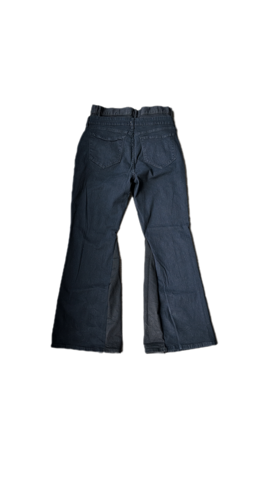 Double waisted flared jeans